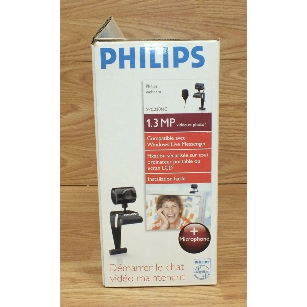 Philips (SPC230NC) 1.3mp Video & Photo Webcam (IN BOX)